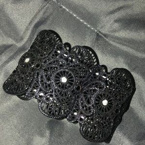 Black Victorian looking bracelet